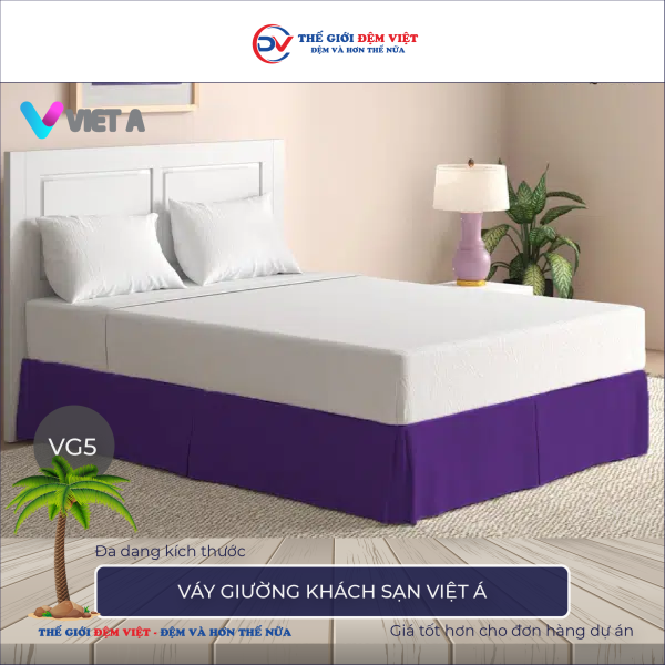 Váy giường khách sạn Việt Á VG 5